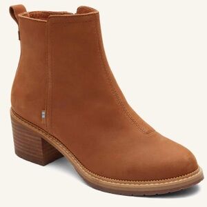 TOMS Marina Leather Bootie